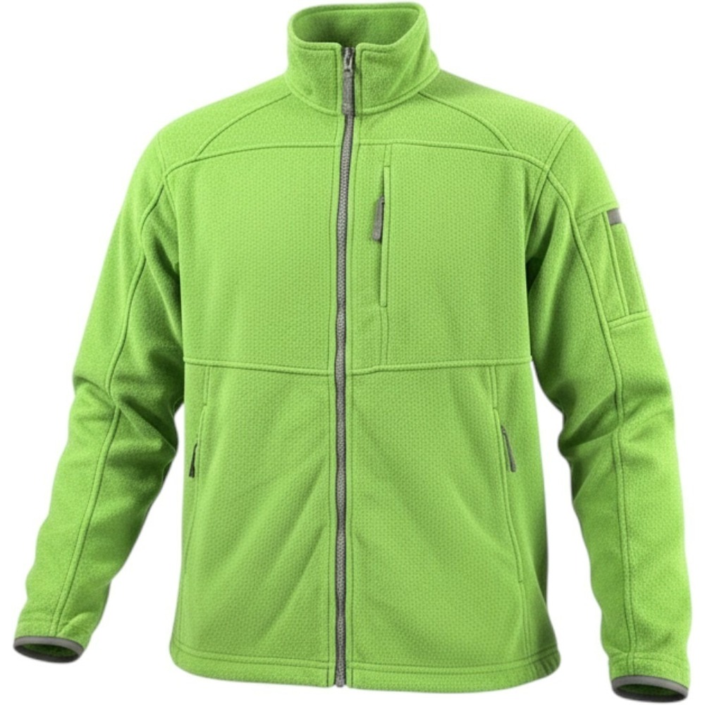 Duluth Trading Co Fleece Jacket Mens XL Green Excellent Full Zip Utility Pocket